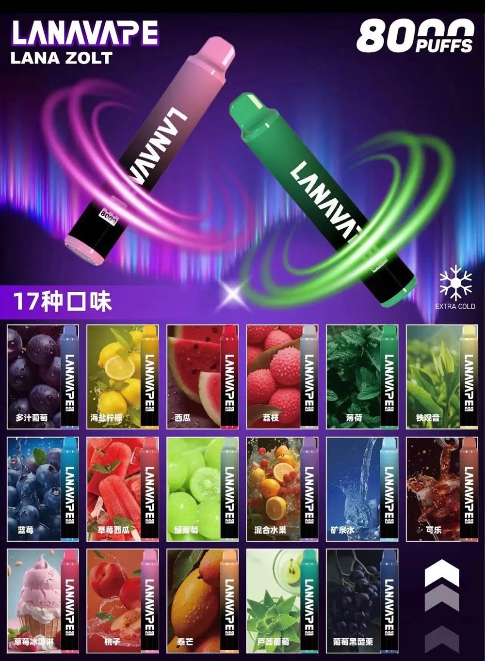  LANA8000口 LANA拋棄式 LANA電子煙  線上購買